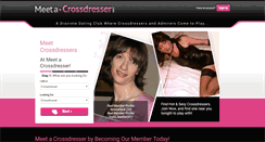 Desktop Screenshot of meetacrossdresser.com